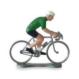 Cycliste Maillot Vert Bernard et Eddy Bernard et Eddy Ikaipaka