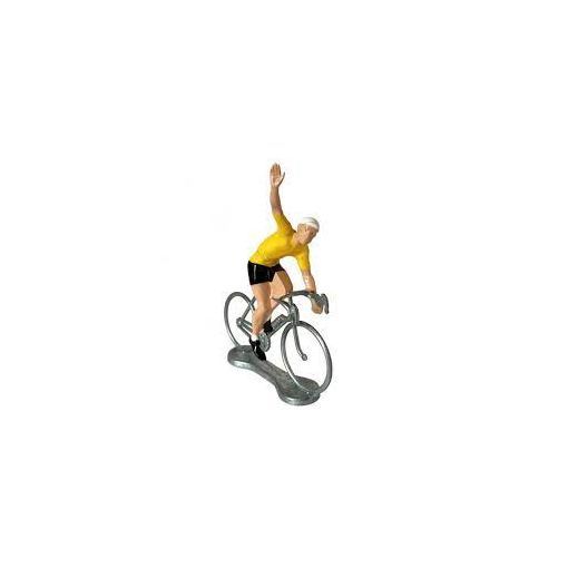 Cycliste Vainqueur Maillot Jaune Bernard et Eddy Bernard et
