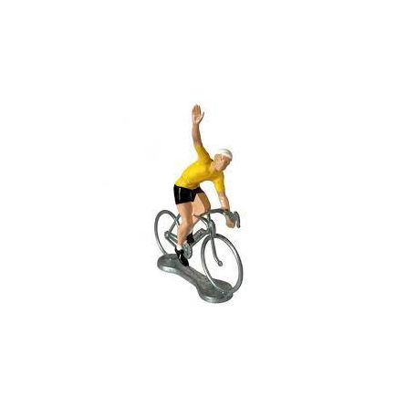 Cycliste Vainqueur Maillot Jaune Bernard et Eddy Bernard et