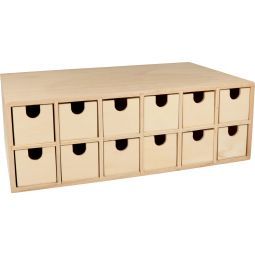 Calendrier de l'Avent 24 tiroirs Artemio Ikaipaka jeux & jouets