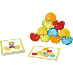 Jeu d'encastrement - Eléphants cascadeurs Haba Ikaipaka jeux &