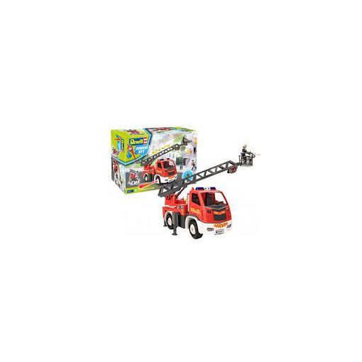 Maquette voiture Junior KIT CAMION POMPIER GRANDE ÉCHELLE AVEC