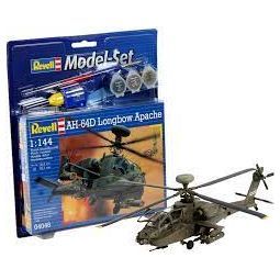 Maquette avion Model Set AH-64D Longbow Apache REVELL Ikaipaka