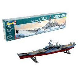 Maquette Bateau MODEL SET BATTLESHIP U.S.S. MISSOURI REVELL