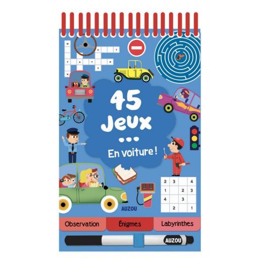 45 jeux en voiture! AUZOU Ikaipaka jeux & jouets Royan