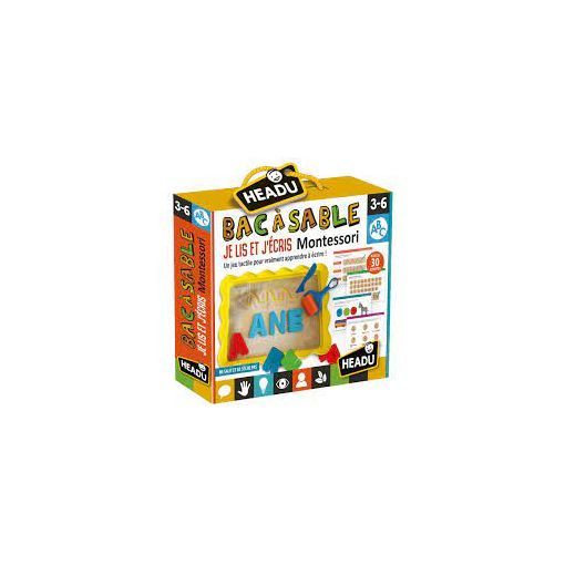 Bac à Sable: Je Lis et j'Écris Montessori Headu Headu Ikaipaka
