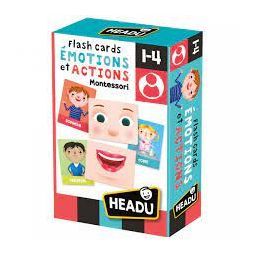 Flashcards Émotions et Actions Montessori Headu Headu Ikaipaka