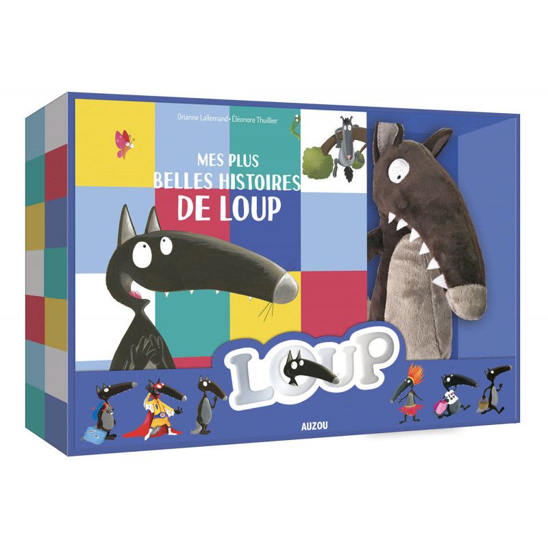 Coffret Mes plus belles histoires de Loup AUZOU Ikaipaka jeux &