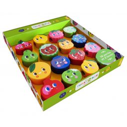 Perles en bois Les Fruits AUZOU Ikaipaka jeux & jouets Royan