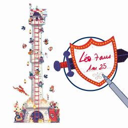 Stickers Toise Tour de Chevaliers - IkaIpaka Royan