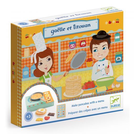 Jeu d'imitation Crêpe Gaëlle et Titouan Djeco Ikaipaka jeux &