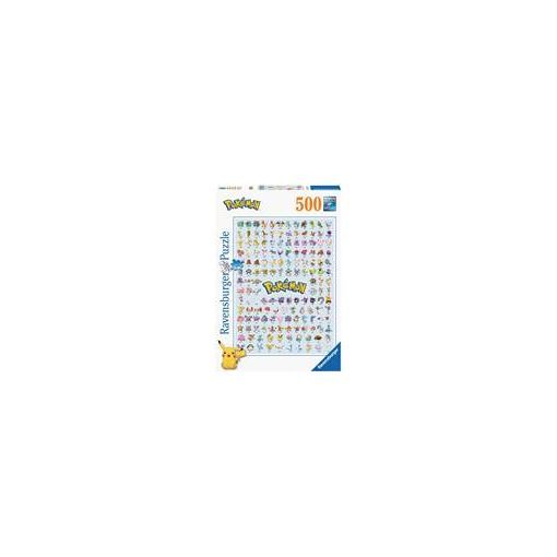 Puzzle 500p: Pokédex 1er Génération / Pokémon Ravensburger