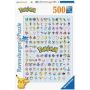 Puzzle 500p: Pokédex 1er Génération / Pokémon Ravensburger