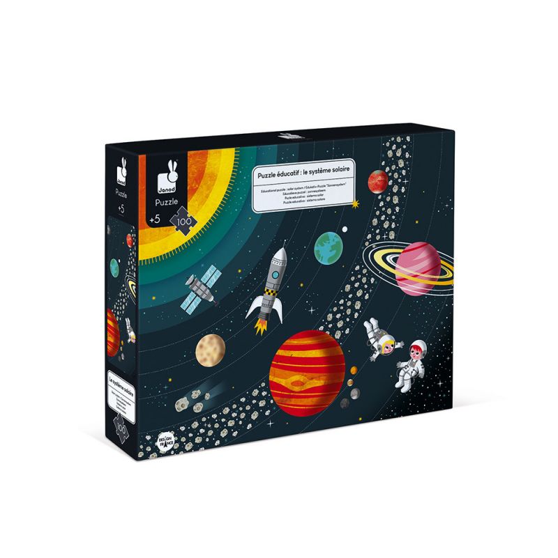 Puzzle 100p Système solaire janod Ikaipaka jeux & jouets Royan