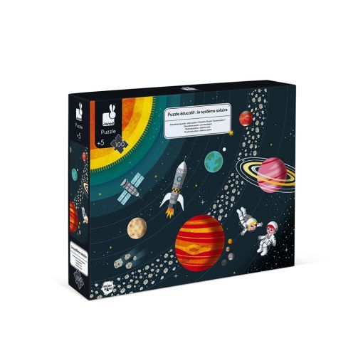Puzzle 100p Système solaire janod Ikaipaka jeux & jouets Royan