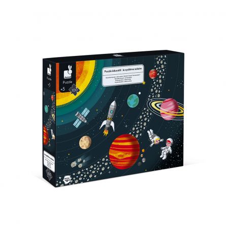 Puzzle 100p Système solaire janod Ikaipaka jeux & jouets Royan