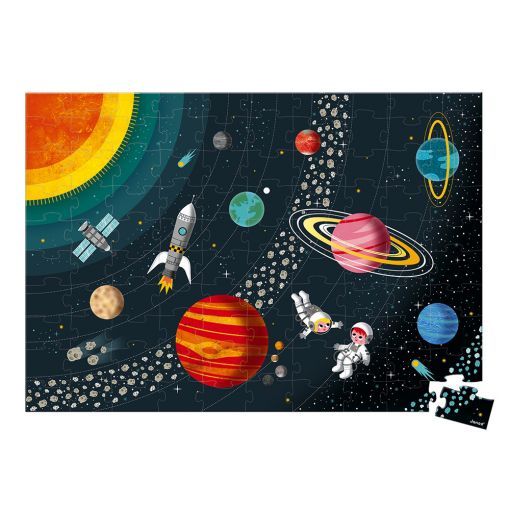 Puzzle 100p Système solaire janod Ikaipaka jeux & jouets Royan