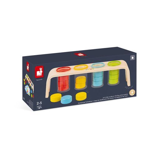 Le tri des couleurs janod Ikaipaka jeux & jouets Royan