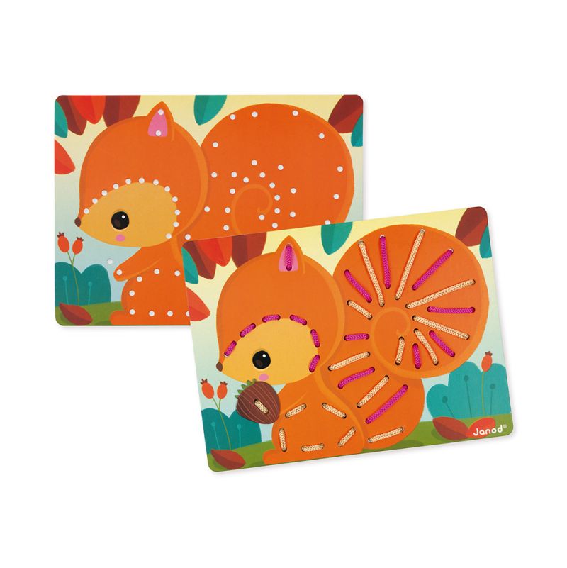 Cartes à lacer Animaux janod Ikaipaka jeux & jouets Royan