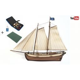 Maquette Bois Bateau Polaris starter Pack  Ikaipaka jeux &