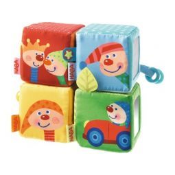 Cubes à empiler Gugusse Gustave Haba Ikaipaka jeux & jouets