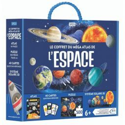 Le Coffret du Méga Atlas de l'Espace Sassi Ikaipaka jeux &