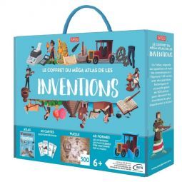 Le Coffret du Méga Atlas des Inventions Sassi Ikaipaka jeux &