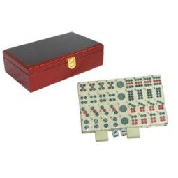 Mahjong petit boite bois Loisirs nouveaux Ikaipaka jeux &