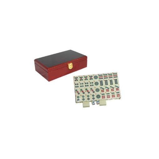 Mahjong petit boite bois Loisirs nouveaux Ikaipaka jeux &