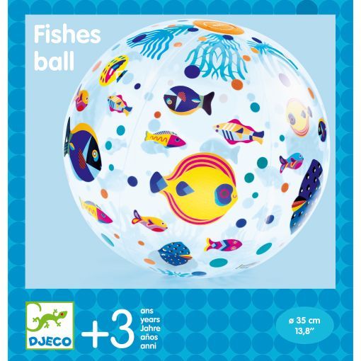 Ballon gonflable Poissons 35 cm Djeco Ikaipaka jeux & jouets