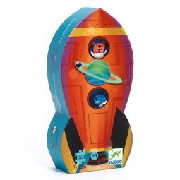 Puzzle silhouette Navette Spatiale 16p Djeco Ikaipaka jeux &