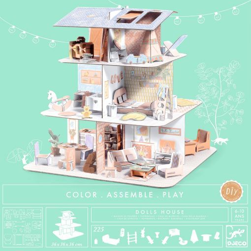 Maison de poupées DIY Djeco Ikaipaka jeux & jouets Royan