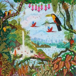 Cuzzle Toucans au jardin Puzzle Michèle Wilson Ikaipaka jeux &