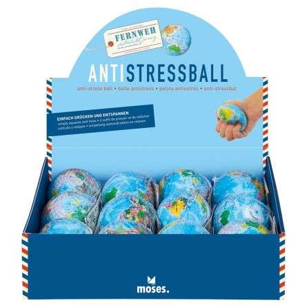 Balle anti-stress Globe  Ikaipaka jeux & jouets Royan