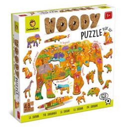 Woody Puzzle Savanne Ludattica Ikaipaka jeux & jouets Royan