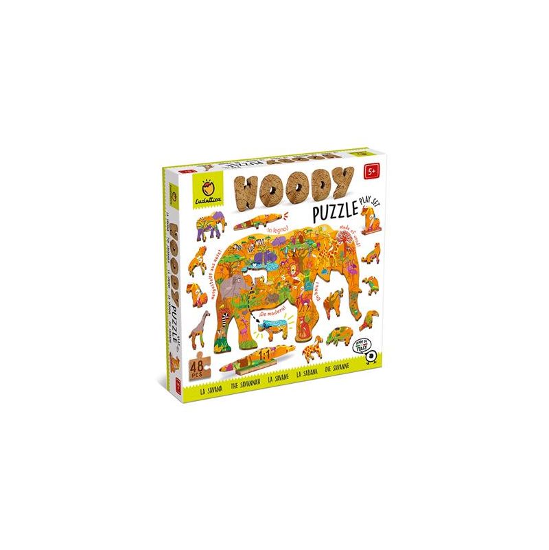 Woody Puzzle Savanne Ludattica Ikaipaka jeux & jouets Royan