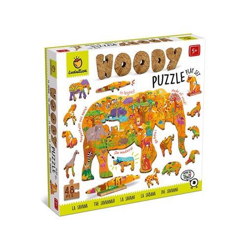 Woody Puzzle Savanne Ludattica Ikaipaka jeux & jouets Royan