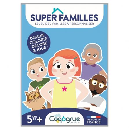 Super Familles Jeu de 7 familles à personnaliser COQ6GRUE