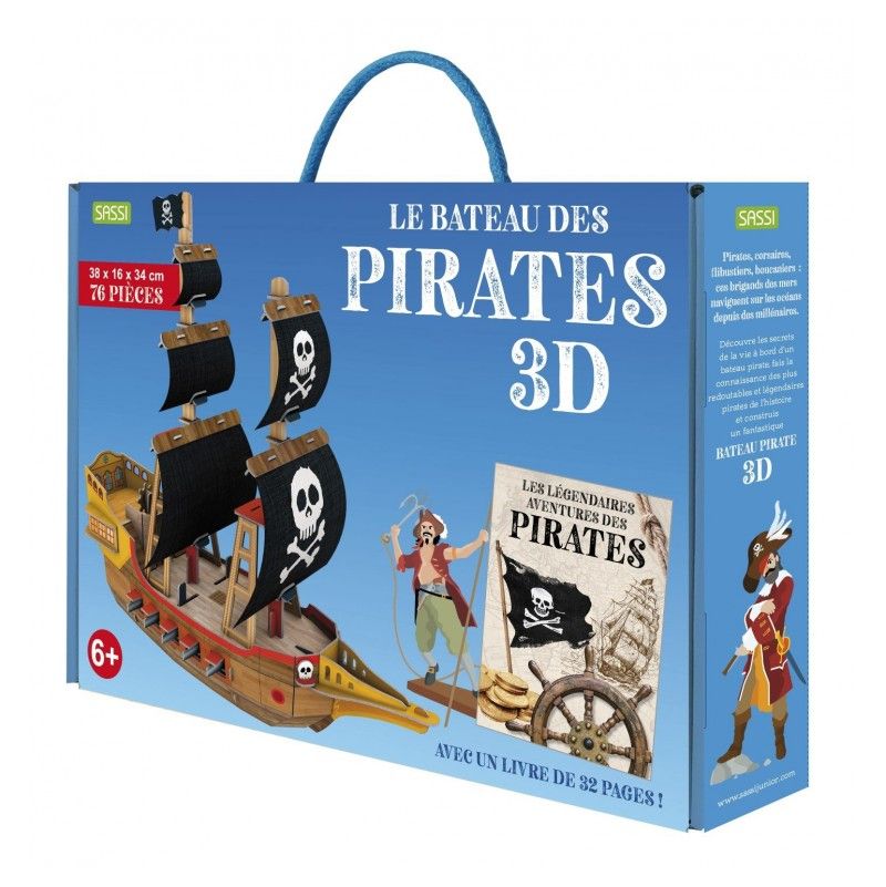 Maquette Les légendaires aventures des Pirates 3D Sassi
