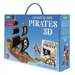 Maquette Bateau Les légendaires aventures des Pirates 3D Sassi