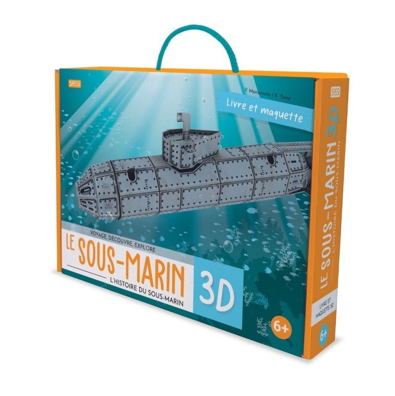 Maquette Le Sous-marin 3D - IkaIpaka Royan