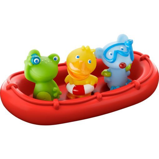 Jouet de bain Bateau matelots animaux Haba Ikaipaka jeux &
