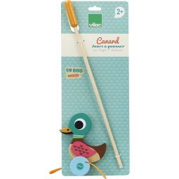 Canard à pousser Ingela P Arrhenius Vilac VILAC Ikaipaka jeux &