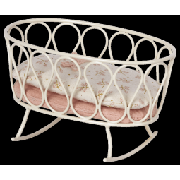 Maïleg Berceau avec sac de couchage rose Maileg Ikaipaka jeux &