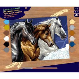 Peinture par numéro Cavalcade Oz Ikaipaka jeux & jouets Royan
