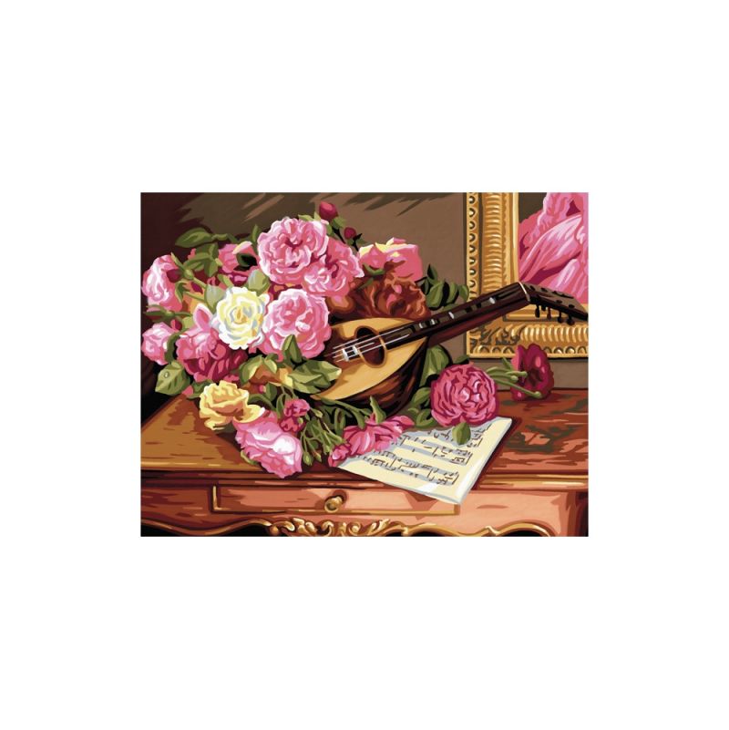 Peinture par numéro Bouquet Musical Oz Ikaipaka jeux & jouets