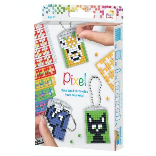 Pixel Kit Porte-clefs Animaux Oz Ikaipaka jeux & jouets Royan