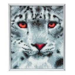 Crystal Art kit cadre argenté Léopard Oz Ikaipaka jeux & jouets
