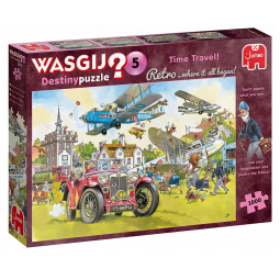 Puzzle 1000P Wasgij Retro Destiny 5 Time travel  Ikaipaka jeux