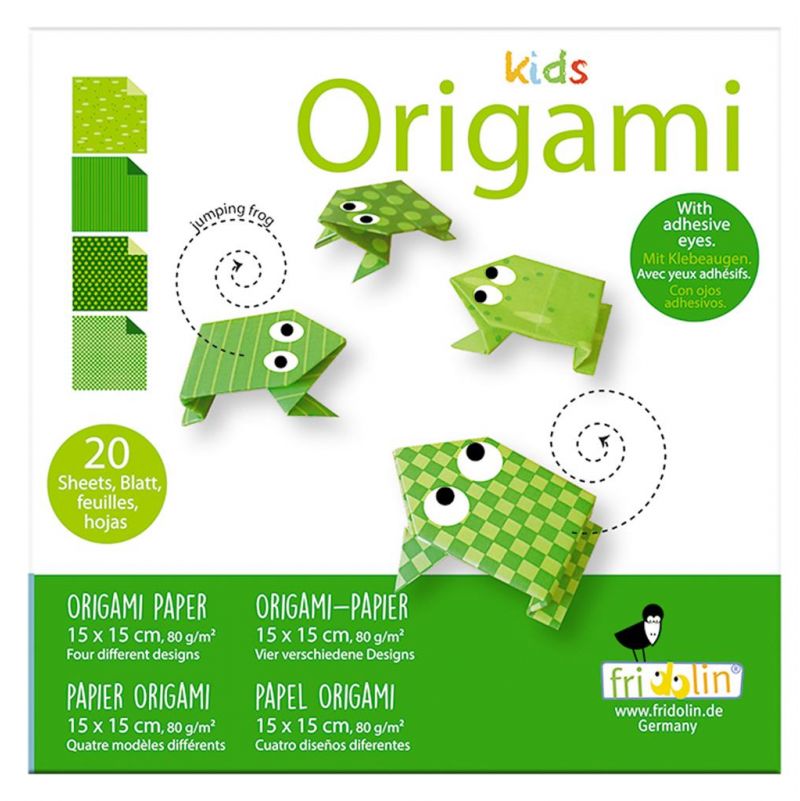 Origami Grenouille jeux & jouets Royan FRIDOLIN boutique IkaIpaka